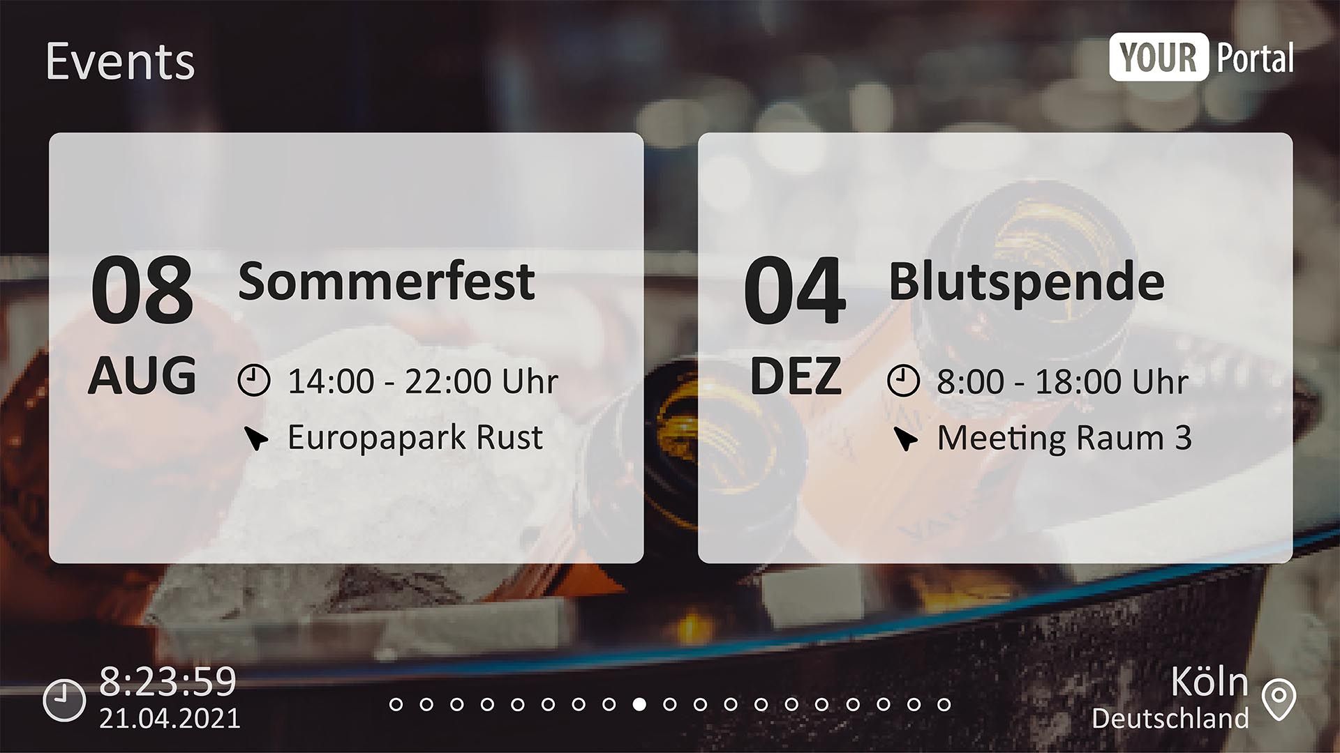 Enterprise TV Display Events