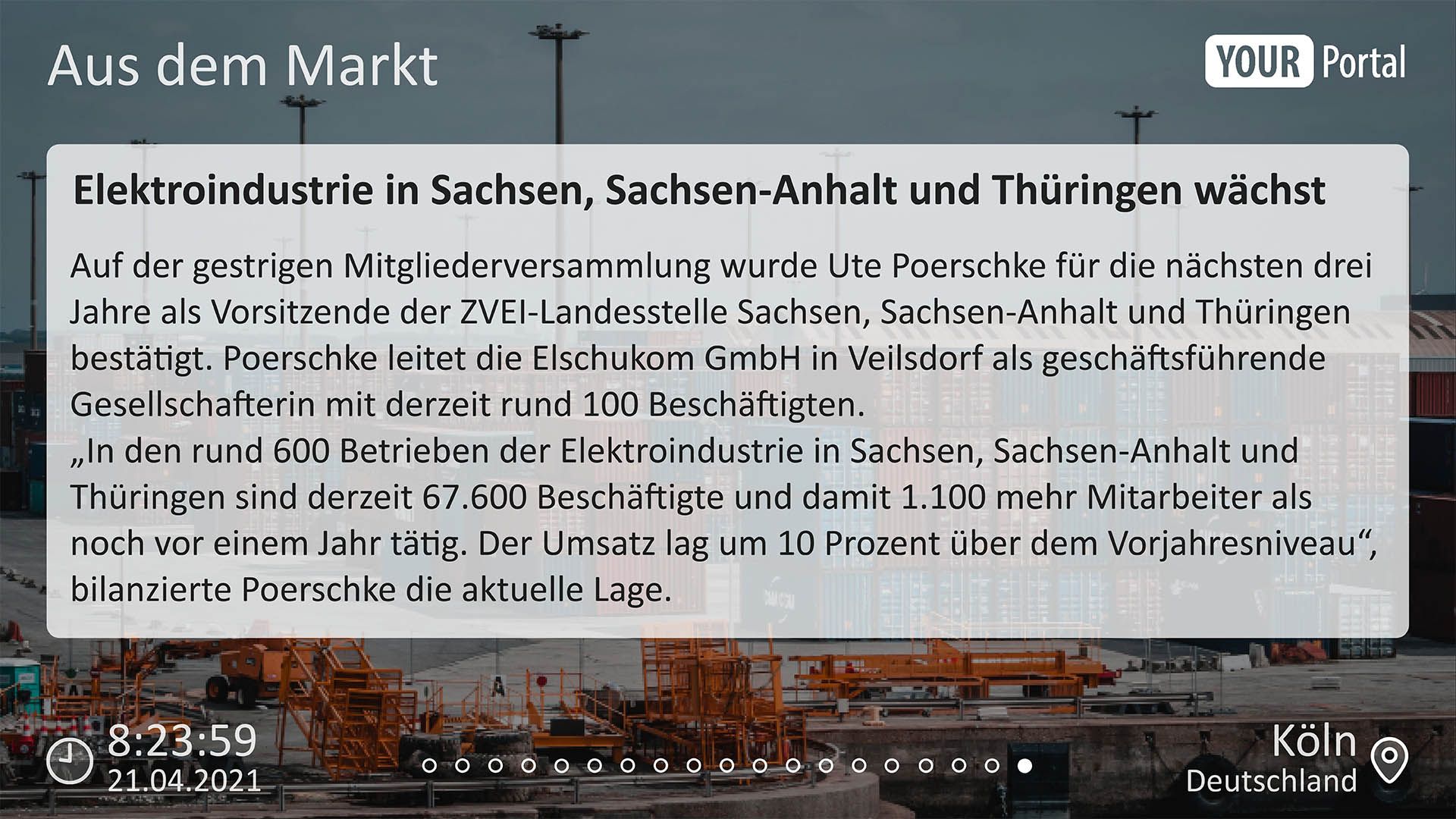 Enterprise TV Display Wettbewerbsinformationen